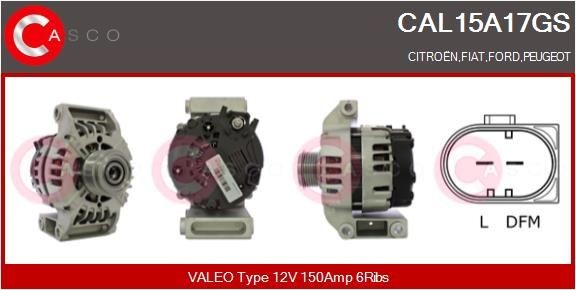 Great value for money - CASCO Alternator CAL15A17GS