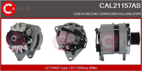 CASCO CAL21157AS Alternator 5801453378