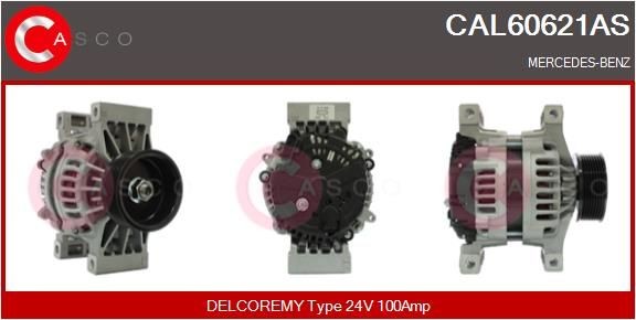 CASCO CAL60621AS Lichtmaschine für MERCEDES-BENZ ACTROS MP4 / MP5 LKW in Original Qualität