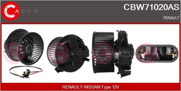 CASCO CBW71020AS Interior Blower RENAULT experience and price
