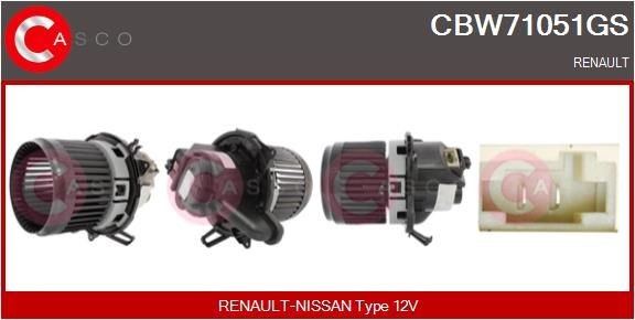 CASCO Blower motor RENAULT Clio IV Grandtour (KH) new CBW71051GS