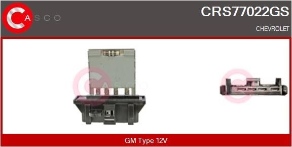 Chevrolet CAMARO Blower motor resistor CASCO CRS77022GS cheap