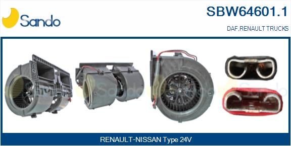 SANDO SBW64601.1 Innenraumgebläse für RENAULT TRUCKS Premium LKW in Original Qualität
