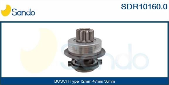 SANDO SDR10160.0 Freewheel Gear, starter 450071