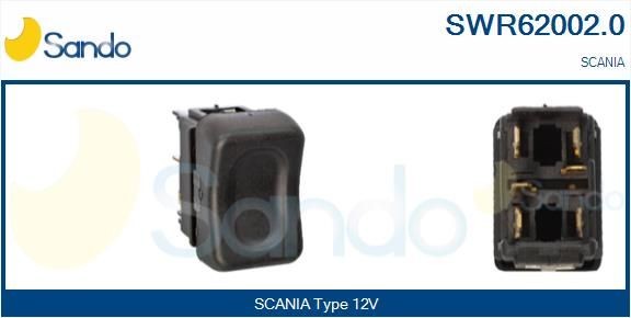 SANDO SWR62002.0 Fensterheberschalter für SCANIA 4 - series LKW in Original Qualität