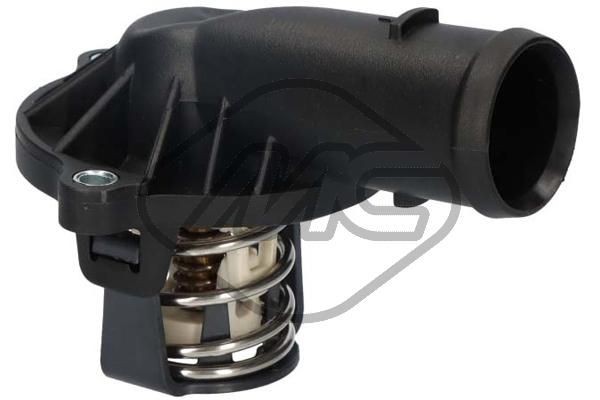 Metalcaucho 35891 Engine thermostat Opening Temperature: 87°C, with seal, without sensor, Synthetic Material Housing