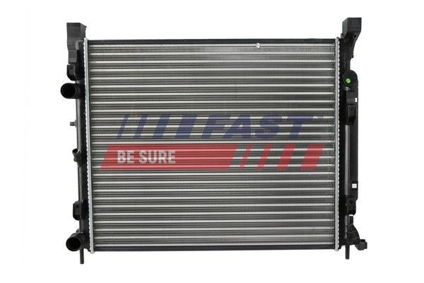 Engine radiator FAST Aluminium, 560 x 490 x 24 mm, Mechanically jointed cooling fins - FT55562