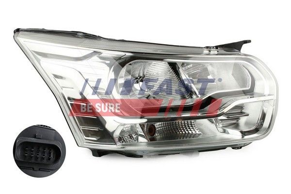 FAST Right, H15, H7, with daytime running light, with electric motor Vehicle Equipment: for vehicles with headlight levelling (electric) Front lights FT85788 buy
