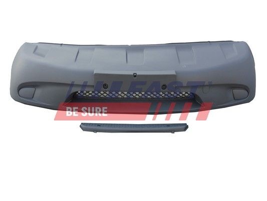 FAST Front, for vehicles without parking distance control, for vehicles without front fog light, grey, without bumper support Front bumper FT91463 buy