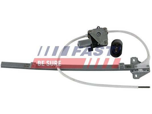 FAST FT91712 Window regulator Right Front, Operating Mode: Electric, with electric motor, without comfort function