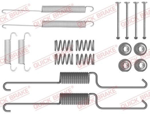Great value for money - QUICK BRAKE Accessory Kit, brake shoes 105-0026X-02