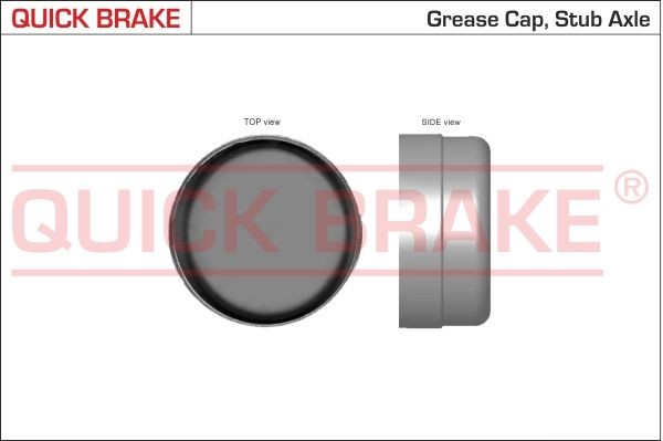 Alfa Romeo 159 Fastener parts - Sealing / Protective Cap QUICK BRAKE 9823