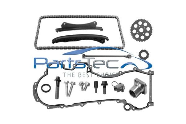 Cam chain kit PartsTec with camshaft gear, with crankshaft gear, with crankshaft seal, Simplex, Closed chain - PTA114-0004