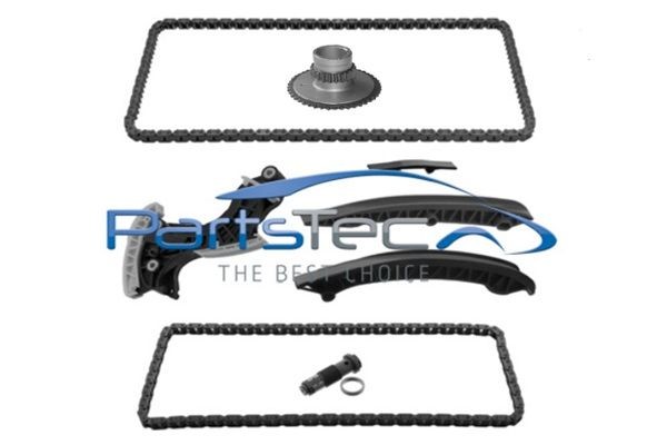 PartsTec with crankshaft gear, Silent Chain, Closed chain, Simplex Timing chain set PTA114-0209 buy