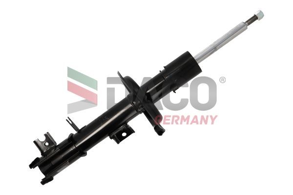 DACO Germany 453702L Shock absorber Front Axle Left, Gas Pressure, Twin-Tube, Suspension Strut, Damper with Rebound Spring, Top pin