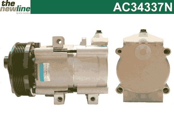 AC34337N The NewLine Riemenscheiben-Ø: 129mm Klimakompressor AC34337N günstig kaufen