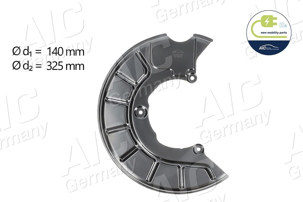 AIC Splash panel brake disc rear and front AUDI A3 Hatchback (8P1) new 54845