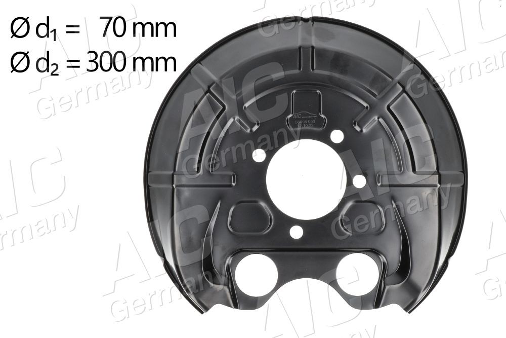 AIC 56695 Brake disc back plate OPEL AGILA in original quality