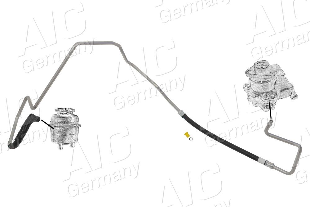 AIC Hydraulic power steering hose 57186 for PEUGEOT 206