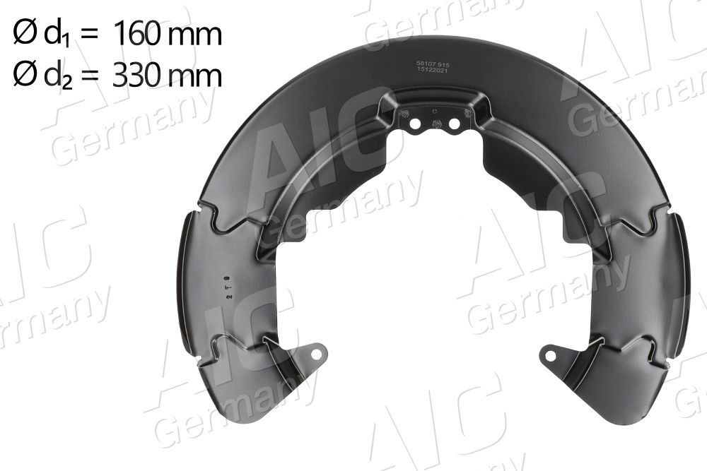 AIC 58107 Brake back plate Ford Focus Mk2 2.0 CNG 145 hp Petrol/Compressed Natural Gas (CNG) 2010 price