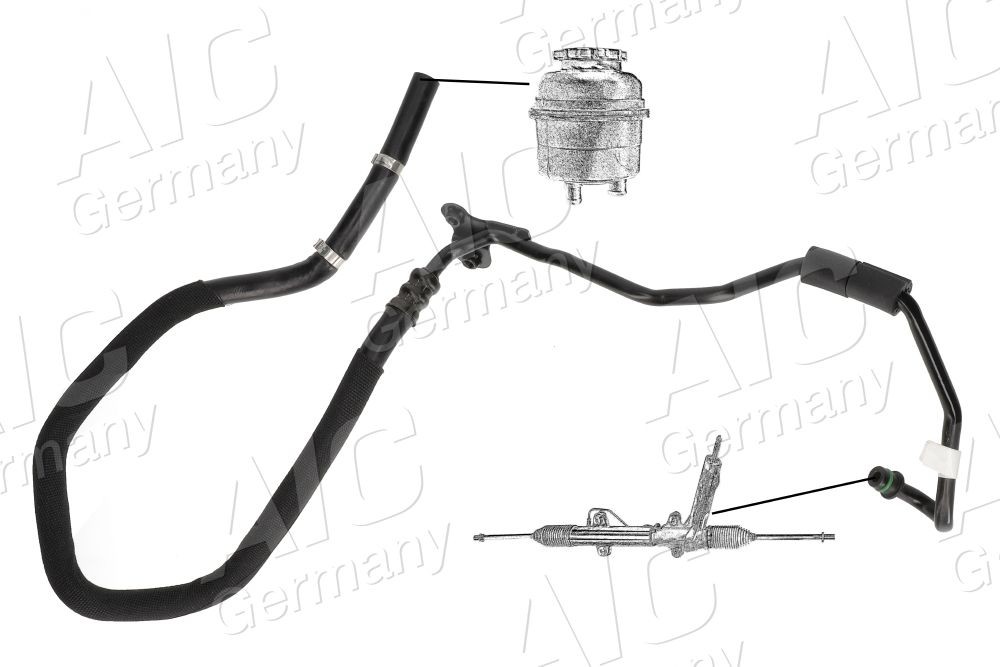 AIC 58289 Power steering hose Audi A5 B8 Sportback 2.0 TDI 143 hp Diesel 2016 price