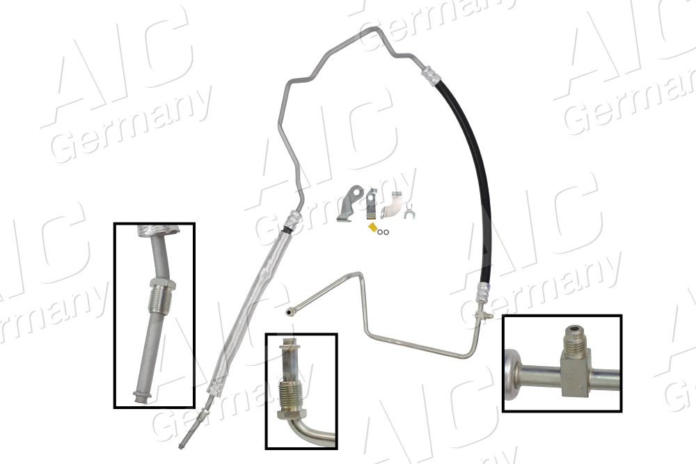 AIC 58454 Steering hose / pipe RENAULT FLUENCE in original quality