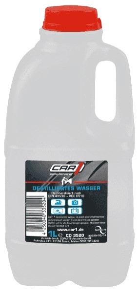 CAR1 CO3520 Distilled water 1l, Bottle