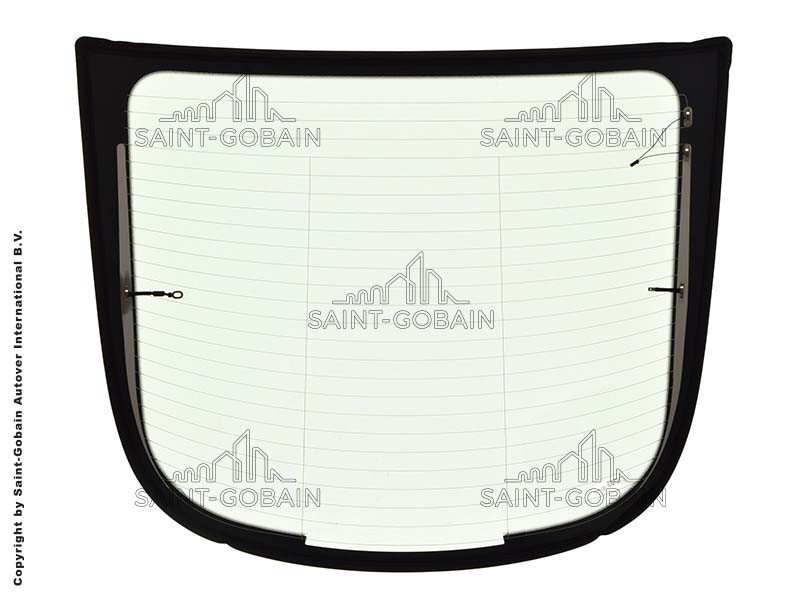 508283 SAINT-GOBAIN Single pane safety glass (TSG), with integrated radio antenna, Heatable Rear window glass 0501602020 buy