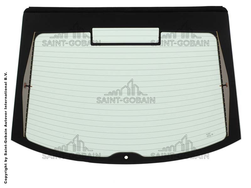 737532 SAINT-GOBAIN Single pane safety glass (TSG), Framed, Heatable, Solar control glass Rear window glass 7001352220 buy