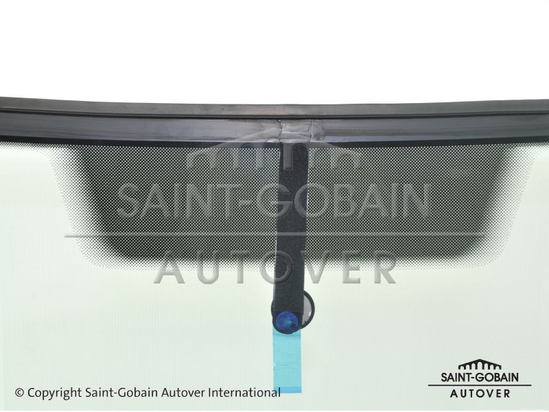 757790 SAINT-GOBAIN Laminated safety glass (LSG), Framed, with sight window for vehicle identification number (VIN), Heatable, Solar control glass, green Windshield 7001551160 buy