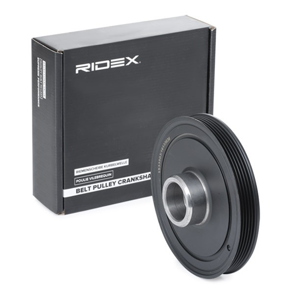 Great value for money - RIDEX Crankshaft pulley 3213B0191