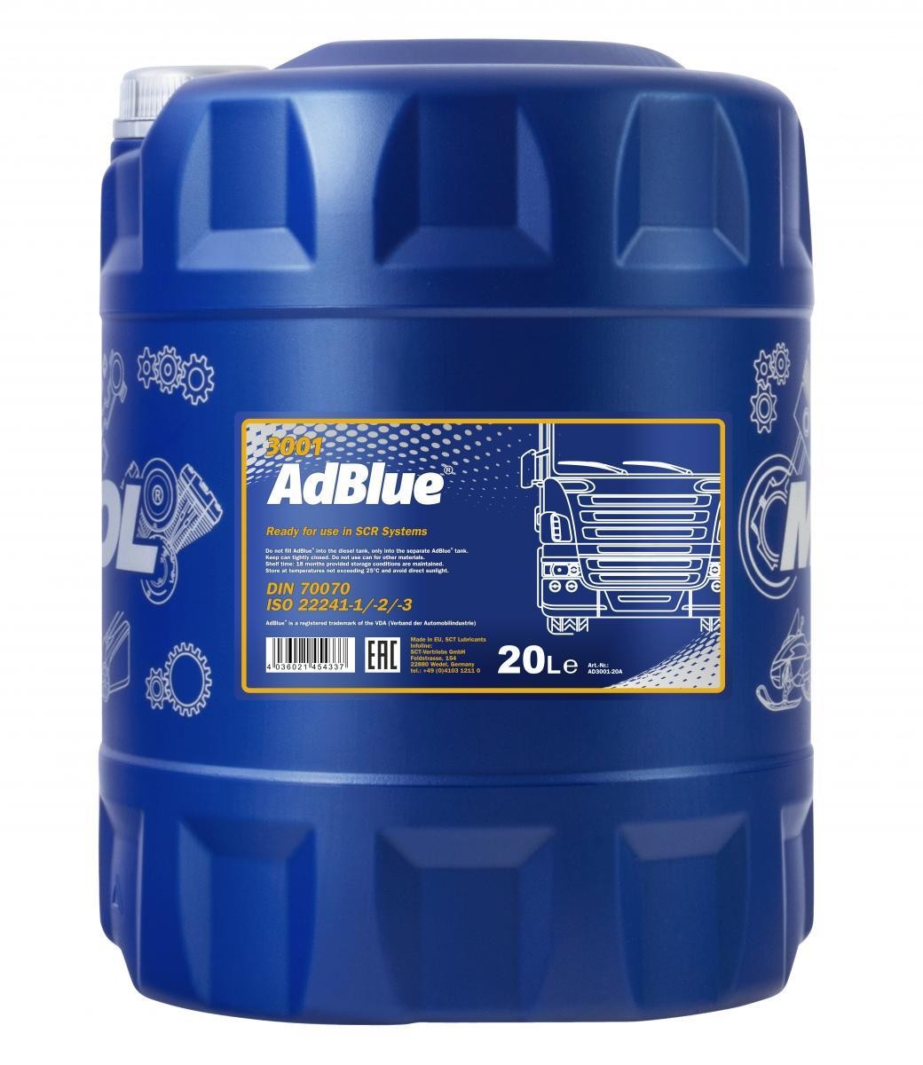 MANNOL AdBlue® Capacity: 20l, Canister Observe system fill quantity: + Urea AD3001-20 buy