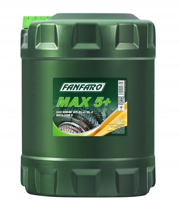FANFARO MAX 5+ Inhoud: 10L, 80W-90 Versnellingsbakolie FF8705-10 kopen