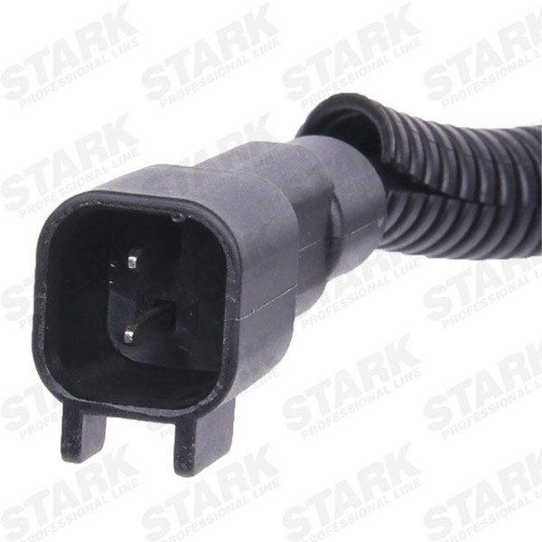 STARK SKWSS-0350961 ABS sensor Front Axle Left, Active sensor, 2-pin connector, 1300mm, 1395mm, 25mm, black