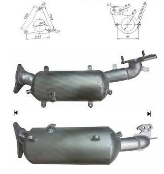 VEGAZ SAK-908SIC SUBARU Exhaust filter in original quality