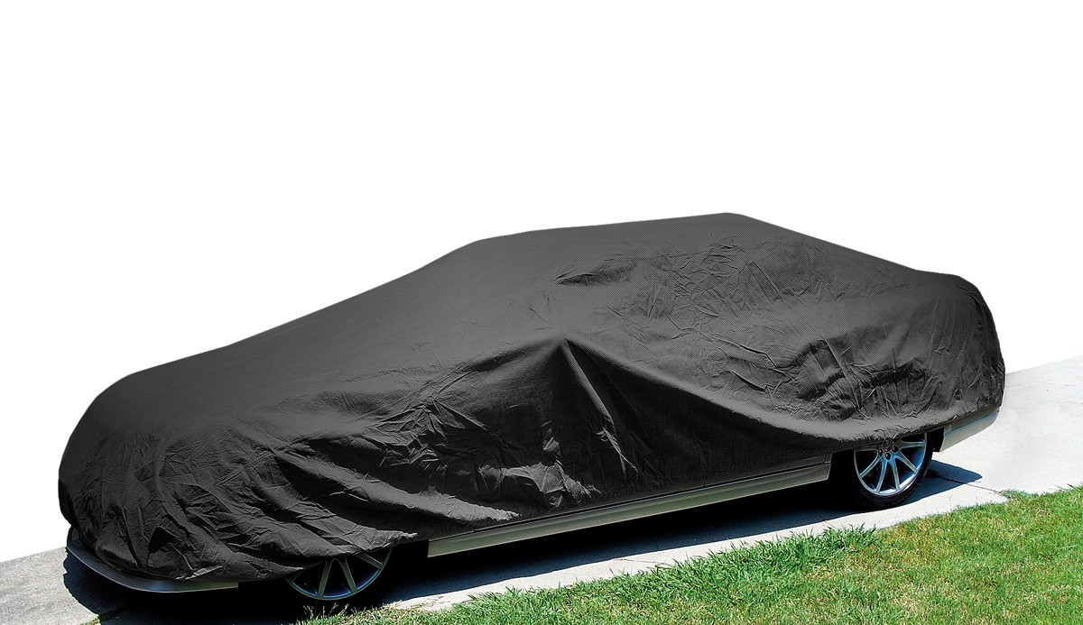 CARPASSION 10021 Car tarp OPEL Meriva A (X03) full-size, L 450x150 cm, black