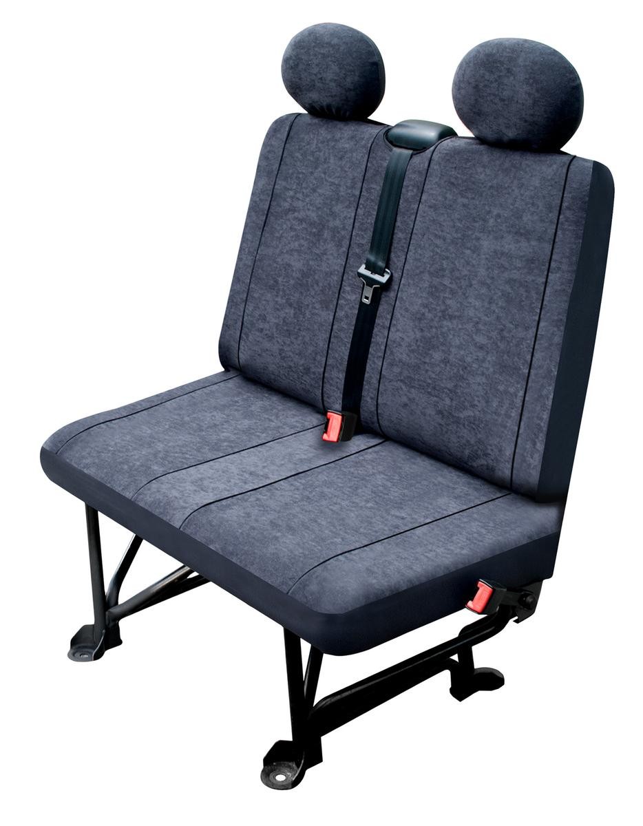CARPASSION 30212 Auto seat covers VW Transporter 5 Bus (7HB, 7HJ, 7EB, 7EJ, 7EF, 7EG, 7HF, 7EC) grey, graphite, Polyester, Front