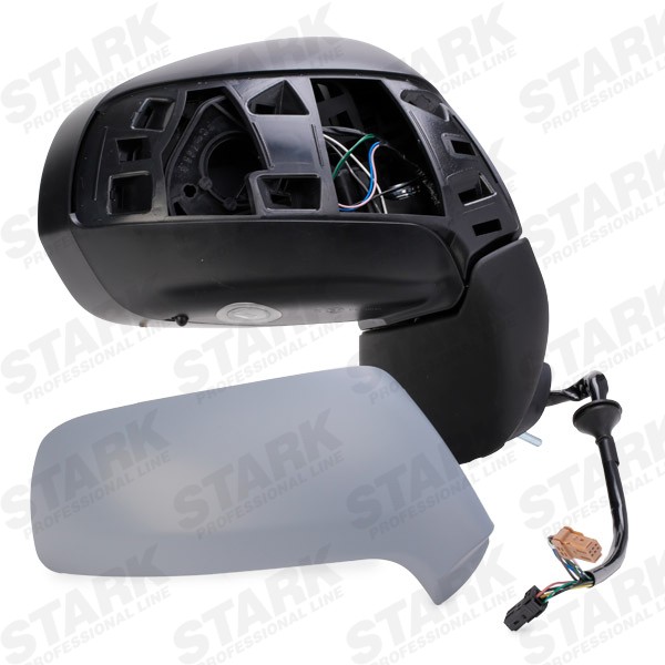 SKOM-1040892 Side view mirror SKOM-1040892 STARK Right, Complete Mirror, Convex, for electric mirror adjustment, Electronically foldable, Heatable, with thermo sensor