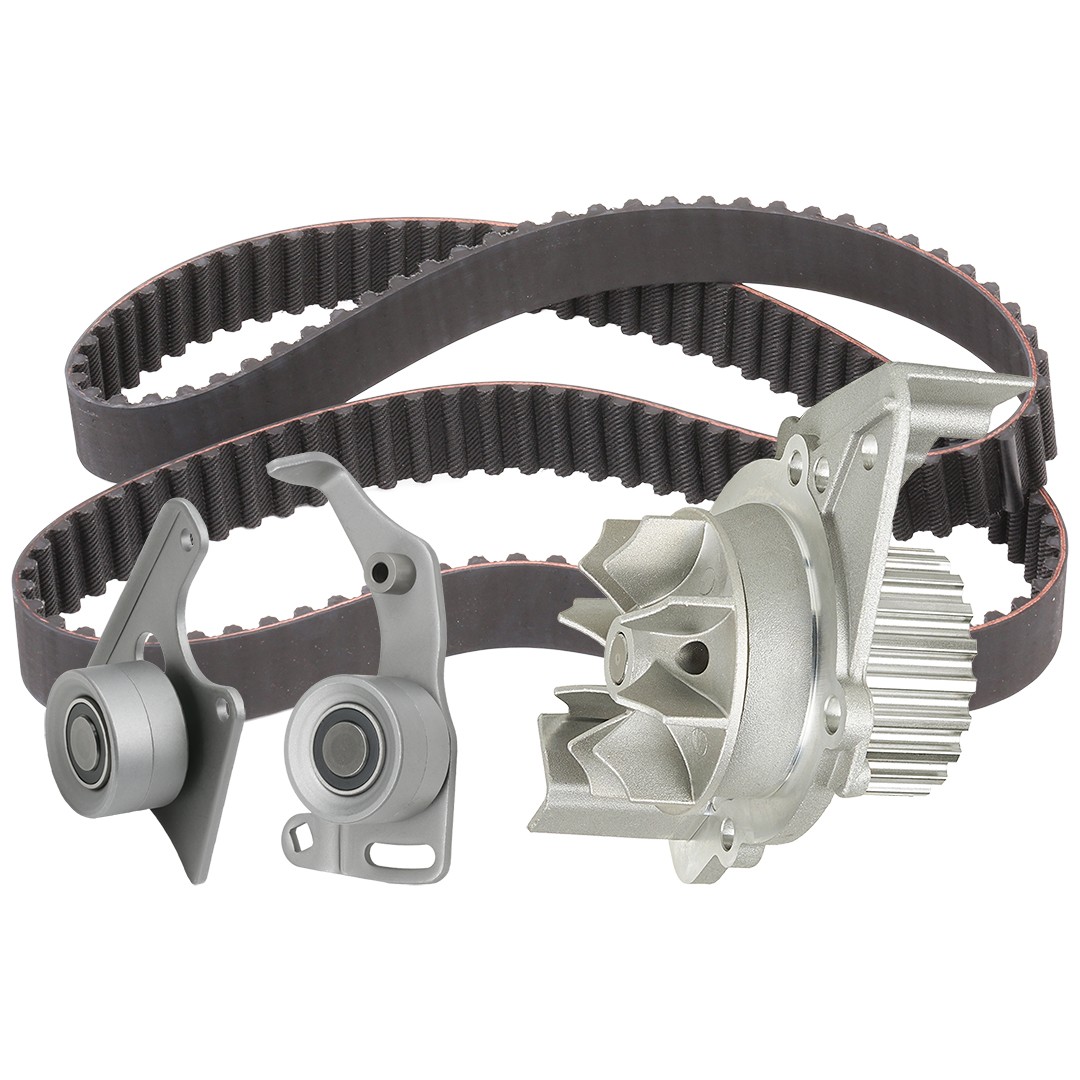 RIDEX 3096W0354 Water pump and timing belt kit with water pump, Number of Teeth: 136, Width: 25,0 mm