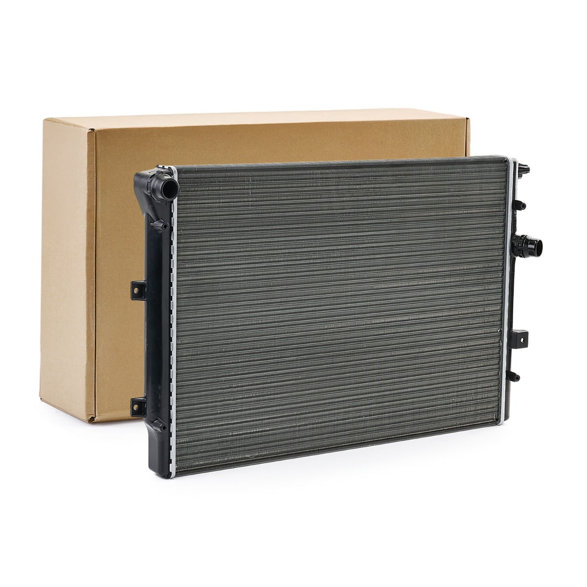 RIDEX 470R1032 Engine radiator Aluminium, Plastic, for vehicles with/without air conditioning, Manual Transmission