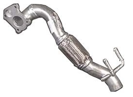 IZAWIT 15.054 Exhaust pipes AUDI A3 2007 in original quality