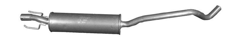 IZAWIT 21.109 Opel CORSA 1999 Middle silencer
