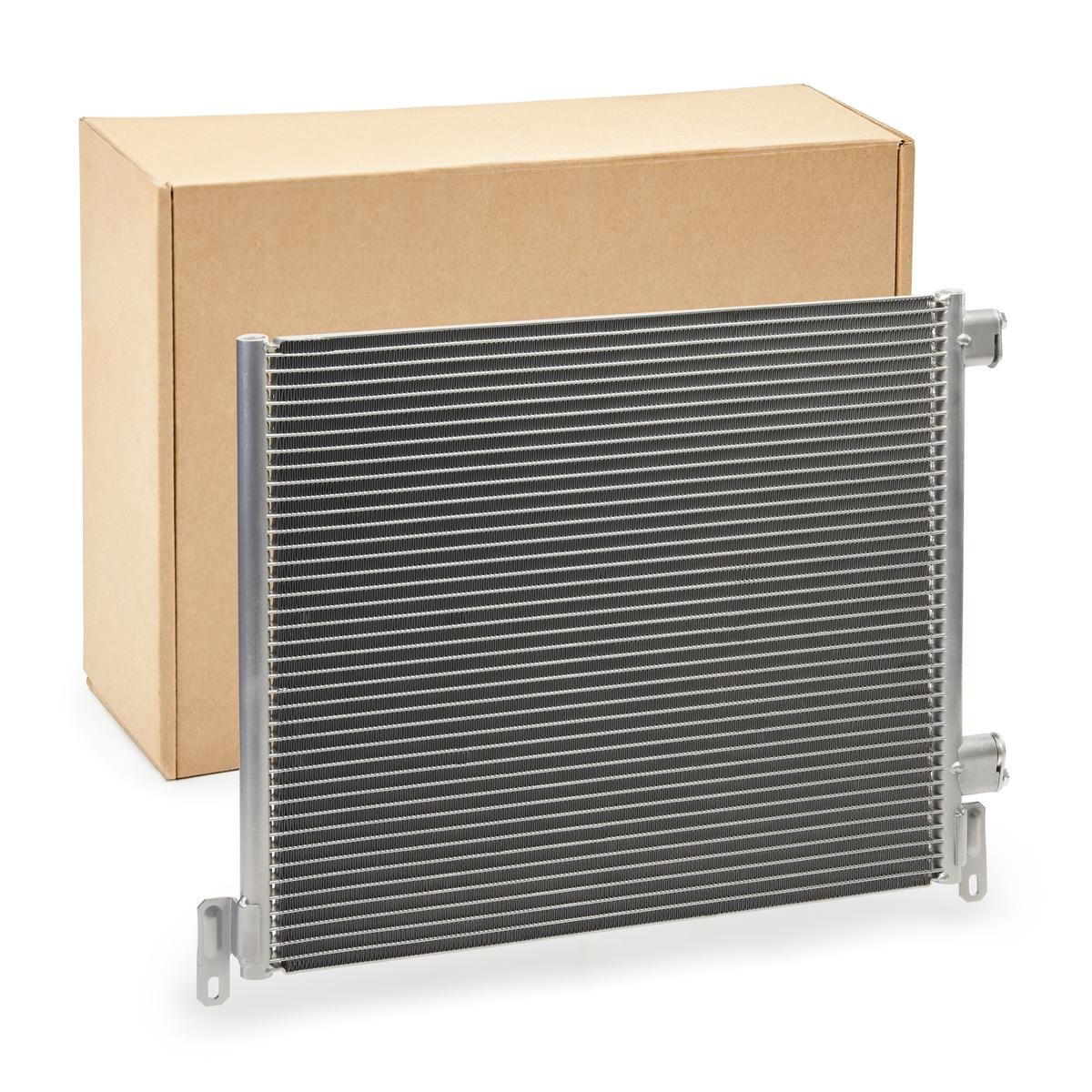 RIDEX 448C0372 Air conditioning condenser with dryer, 485-399-16, 12mm, 9mm, Aluminium, R 134a