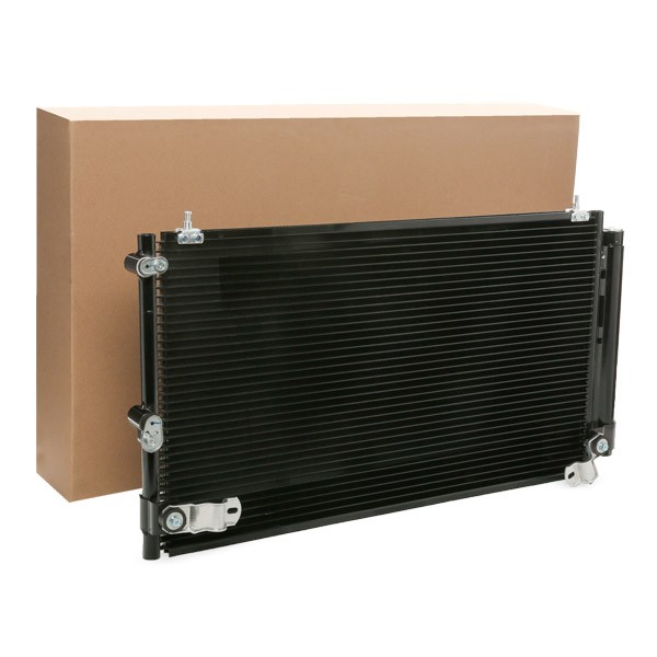 RIDEX 448C0403 Air conditioning condenser with dryer, 15,5mm, 10,1mm, Aluminium, R 134a, 350mm