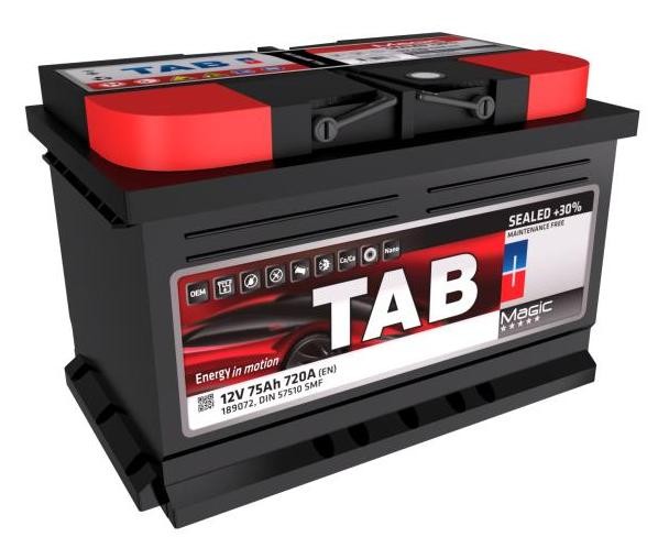 189072 TAB 57510 Magic Batterie 12V 75Ah 720A B13 Bleiakkumulator