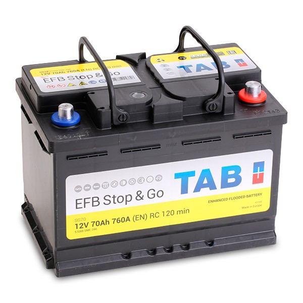 212070 Accumulator battery 570 500 065 TAB 12V 70Ah 680A B13 Lead-acid battery