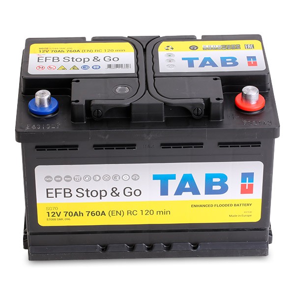 Tresor Batteria Efb 70Ah 680A Start e Stop