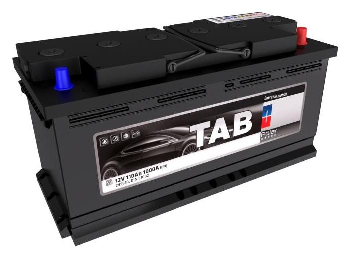 TAB Polar 245610 Battery 12V 110Ah 1000A B13 DIN 61002 Lead-acid battery
