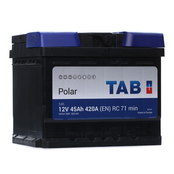 TAB 54459 Auto battery 12V 45Ah 420A B13 Lead-acid battery