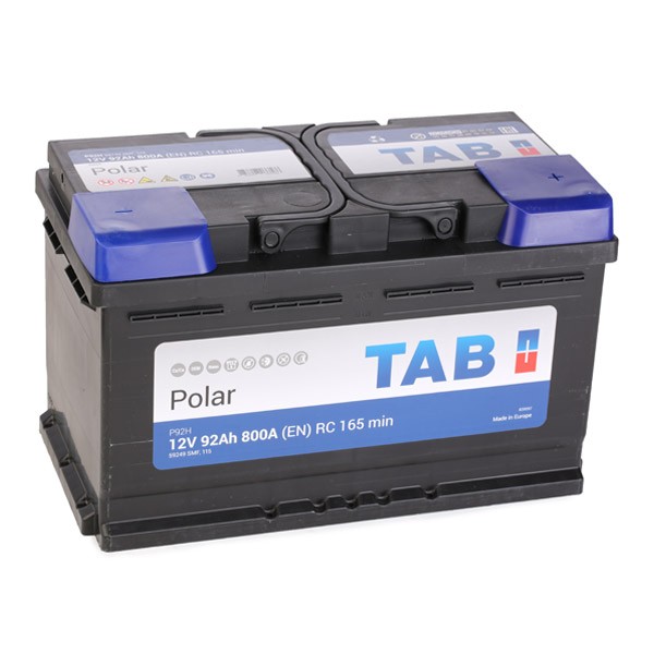 TAB: Original Batterie 246292 (Kälteprüfstrom EN: 800A, Spannung: 12V, Polanordnung: 00)